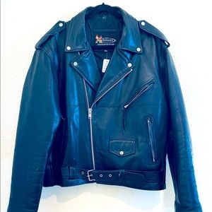 Xelement Leather Motorcycle Jacket